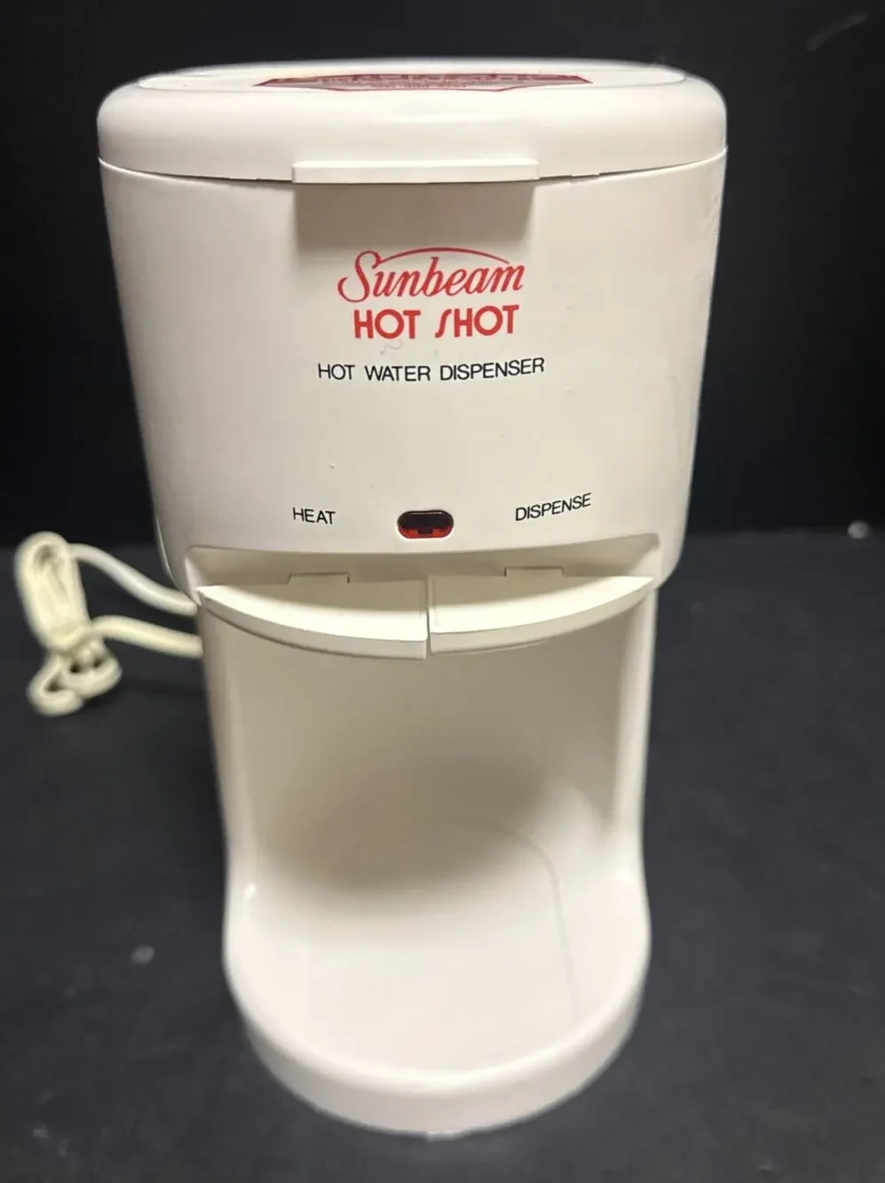 Sunbeam Hot Shot Hot Water Dispenser Tea Coffee Cocoa 17081 White Unused
